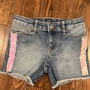 Gap sequin midi shorts